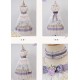 Yingluofu Rabbit Vine Story Grape-Themed Top Skirt and Choker Set(Pre-Made/Full Payment Without Shipping Cost)